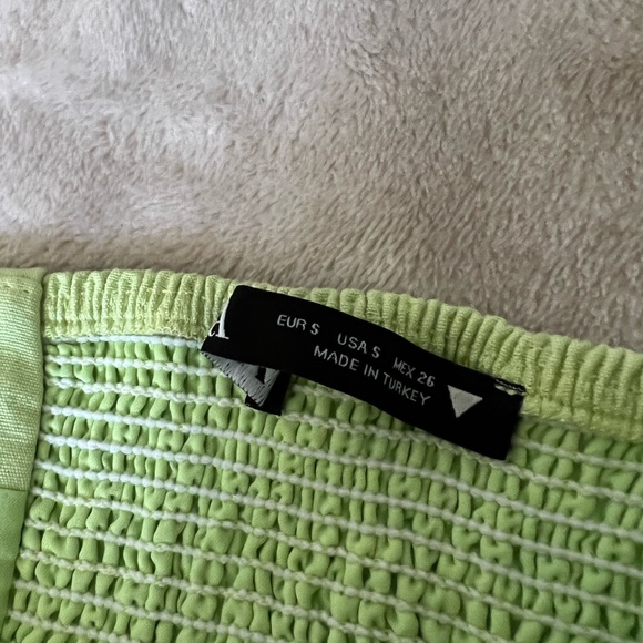 Zara Lime Green Crop Top - Picture 6 of 6